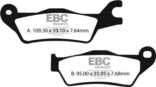EBC FA 715V EBC SEMI SINTERED DISC PADS