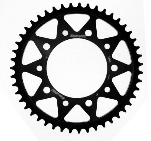 SUPERSPROX SUPERSPROX REAR STEEL 47T, BLACK, 525 SU4130447B