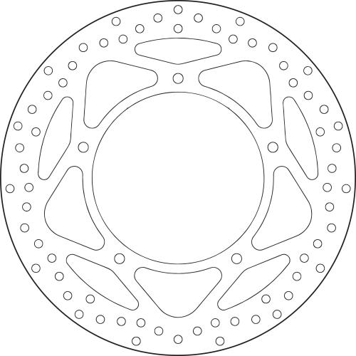BREMBO BRAKE DISC, 68B407F5