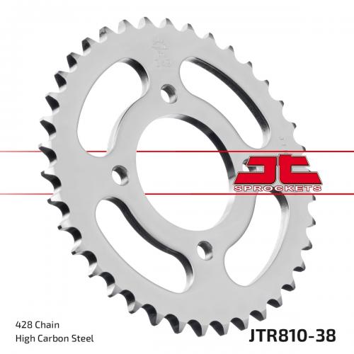 JT SPROCKETS REAR STEEL 38T, 428 JTR081038