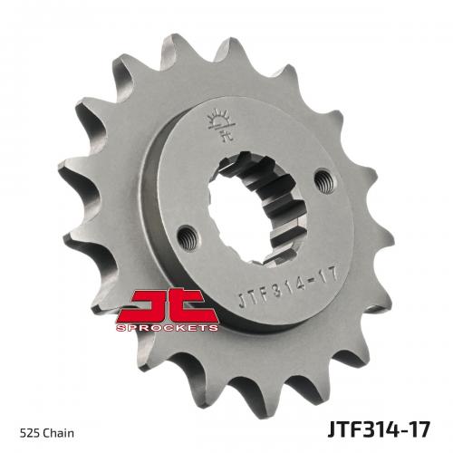 JT SPROCKETS FRONT STEEL 17T, 525 JTF031417