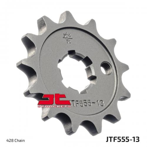 JT SPROCKETS FRONT STEEL 13T, 428 JTF055513