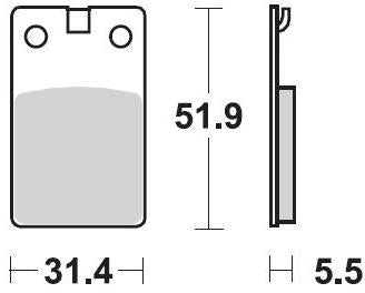 MOTO MASTER 097721, BRAKE PADS SINTER NITRO