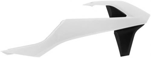 RTECH RADIATOR SCOOPS KTM WHITE-BLACK 566230251