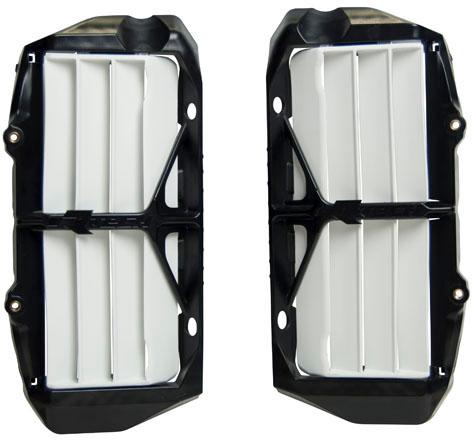 RTECH OVERSIZE RADIATOR LOUVRES HSQ WHITE