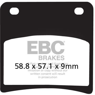 EBC FA 146V EBC SEMI SINTERED DISC PADS