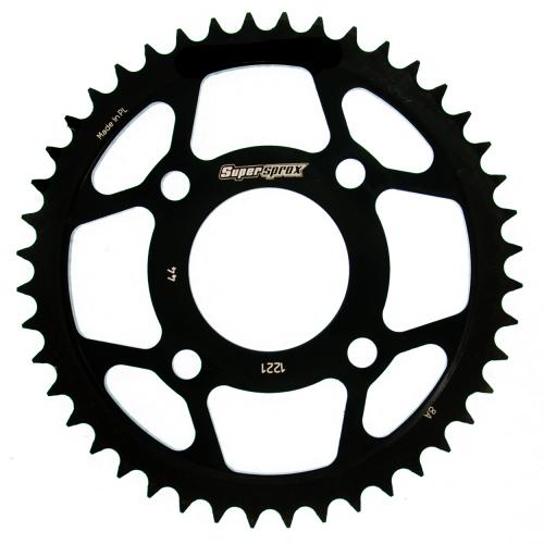 SUPERSPROX SUPERSPROX REAR STEEL 44T, BLACK, 428 SU4122144B