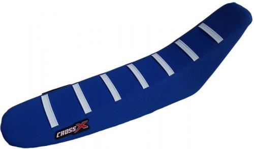 CROSS X SEAT COVER, BLUE/BLUE/WHITE (STRIPES) M10123BLBWL