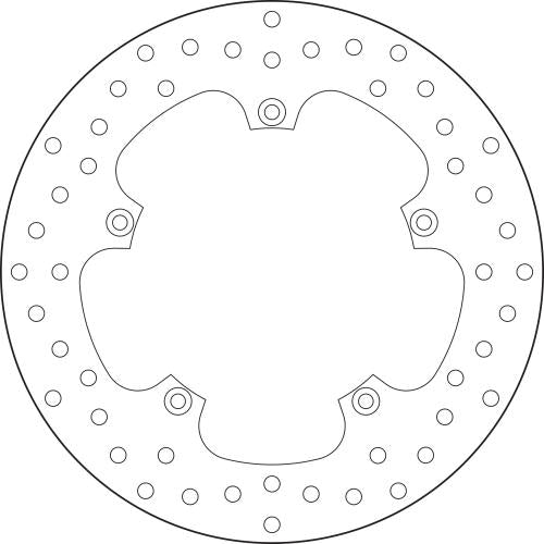 BREMBO BRAKE DISC, 68B407L8