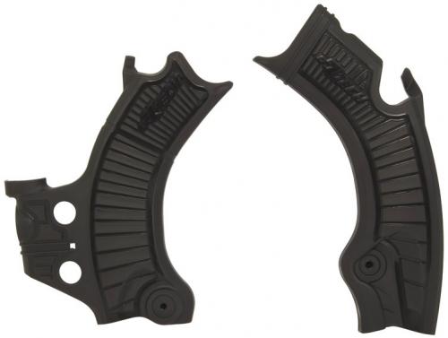 RTECH PLASTIC FRAME PROTECTORS BI-MATERIAL HONDA BLACK