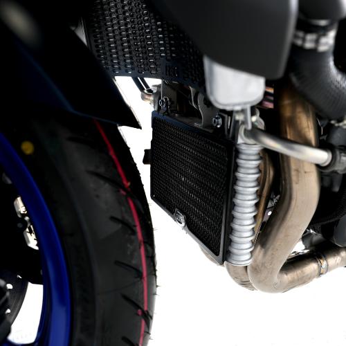 R&G PRO OIL COOLER GUARD BLACK RGOCG0056PROBK