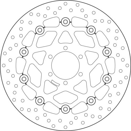 BREMBO BRAKE DISC, 78B40850