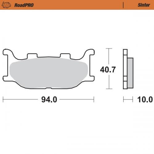 MOTO MASTER 403801, BRAKE PADS SINTER