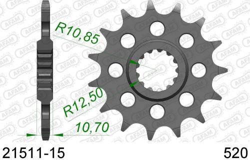 AFAM FRONT 15T, 520 AF12151115