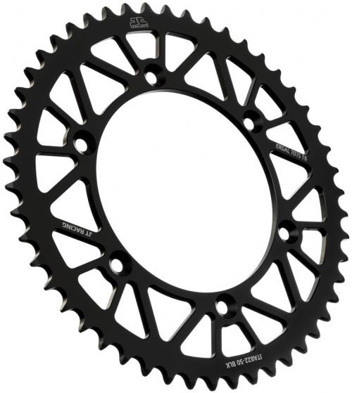 JT SPROCKETS REAR RACELITE ALU 50T BLACK, 520 JTA082250Z