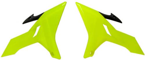 RTECH RADIATOR SCOOPS NEON YELLOW