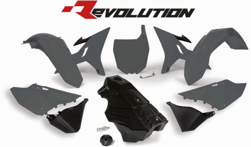 RTECH PLASTICS KIT REVOLUTION YAMAHA QUANTUM GREY