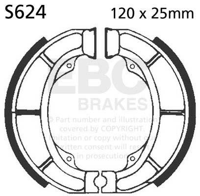 EBC S624 EBC BRAKE SHOES