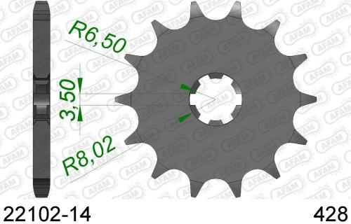 AFAM FRONT 14T, 428 AF12210214