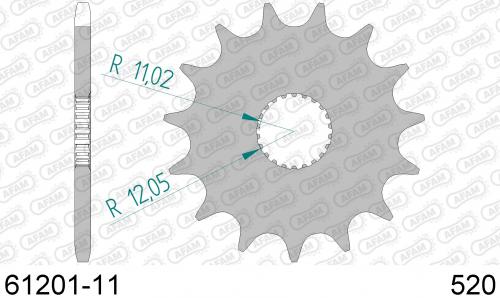 AFAM FRONT 11T, 520 AF16120111