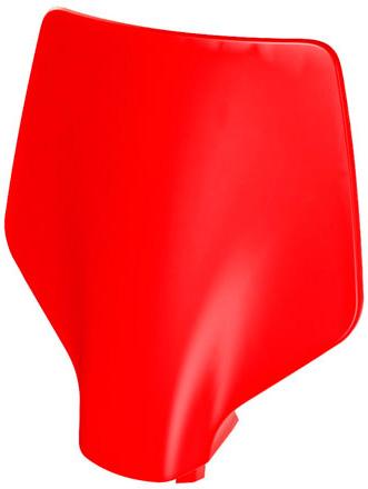 RTECH FRONT NUMBER PLATE STARK RED