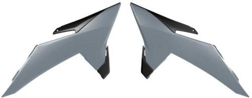 RTECH RADIATOR SCOOPS KTM QUANTUM GREY-BLACK