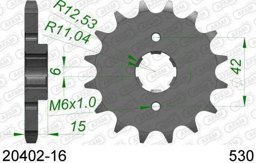AFAM FRONT 16T, 530 AF12040216