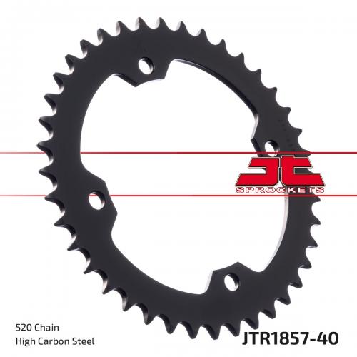 JT SPROCKETS REAR STEEL 40T, 520 JTR185740