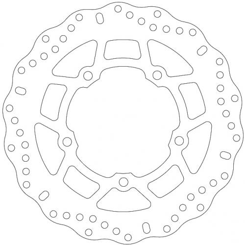 EBC BRAKE DISC MD3112C SOLID BIKE BRAKE WAVE DISC