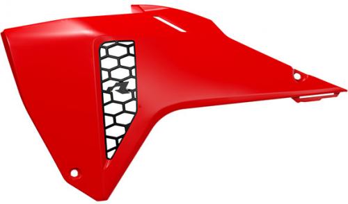 RTECH RADIATOR SCOOPS HONDA HONDA RED-BLACK