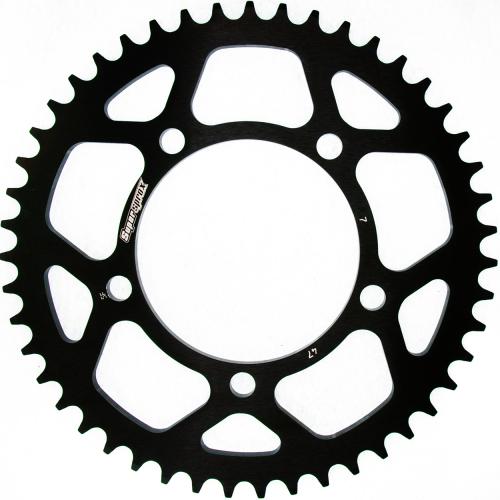 SUPERSPROX SUPERSPROX REAR ALU 47T, BLACK, 525 SU2747B