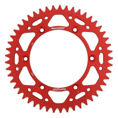 SUPERSPROX SUPERSPROX REAR ALU 49T, RED, 520 SU2151249R
