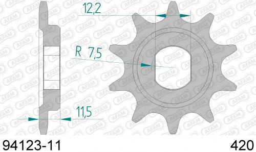 AFAM FRONT 11T, 420 AF19412311