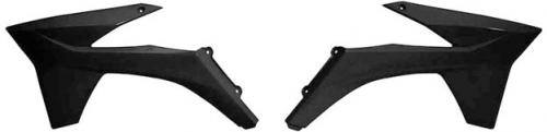 RTECH RADIATOR SCOOPS KTM BLACK 566230125