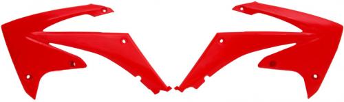 RTECH RADIATOR SCOOPS HONDA RED (OE) 566210195