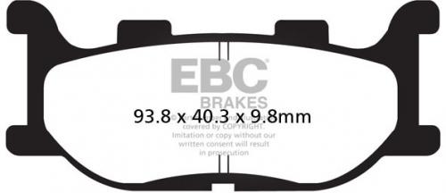 EBC SFA 199HH EBC SCOOTER DISC PADS