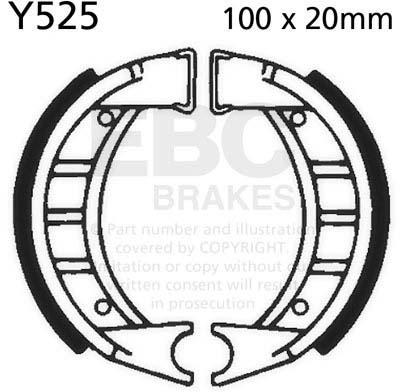 EBC Y525 EBC BRAKE SHOES