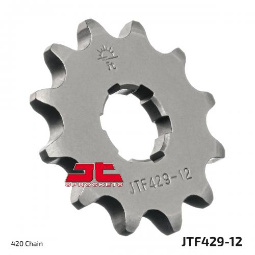 JT SPROCKETS FRONT STEEL 12T, 420 JTF042912