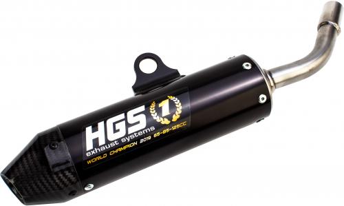 HGS SILENCER ALU BLACK CARB. END CAP HGKT2003142