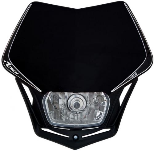 RTECH V-FACE HEADLIGHT BLACK 562845104