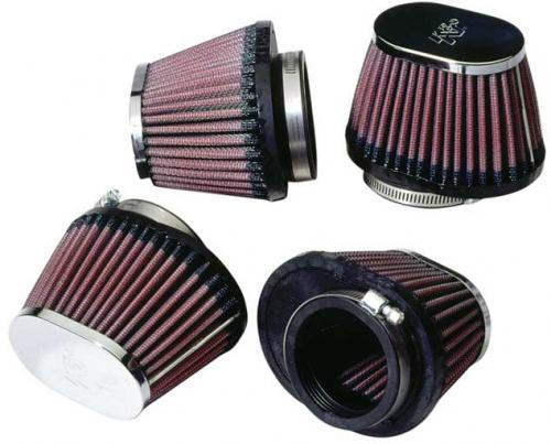 K&N RC0984 UNIVERSAL K&N CHROME AIR FILTERS (4)