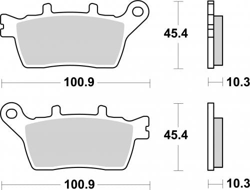SBS 991LS BRAKE PADS SINTER