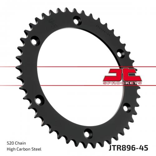 JT SPROCKETS REAR STEEL 45T, 520 JTR089645