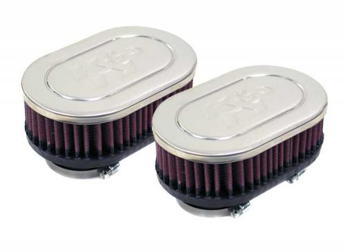 K&N UNIVERSAL FILTER CHROME RC2362