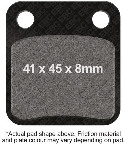 EBC SFAC 54 EBC SCOOTER CARBON PADS