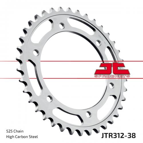 JT SPROCKETS REAR STEEL 38T, 525 JTR031238