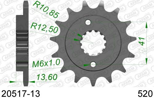 AFAM FRONT 13T, 520 AF12051713