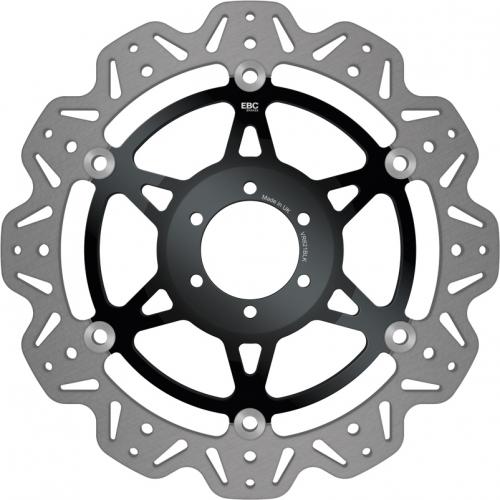 EBC BRAKE DISC VR621BLK EBC FLOATING DISC BLACK HUB