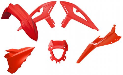 RTECH PLASTIC KIT 4 PCS BETA BETA RED