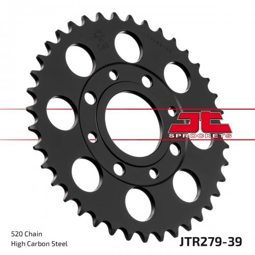 JT SPROCKETS REAR STEEL 39T, 520 JTR027939
